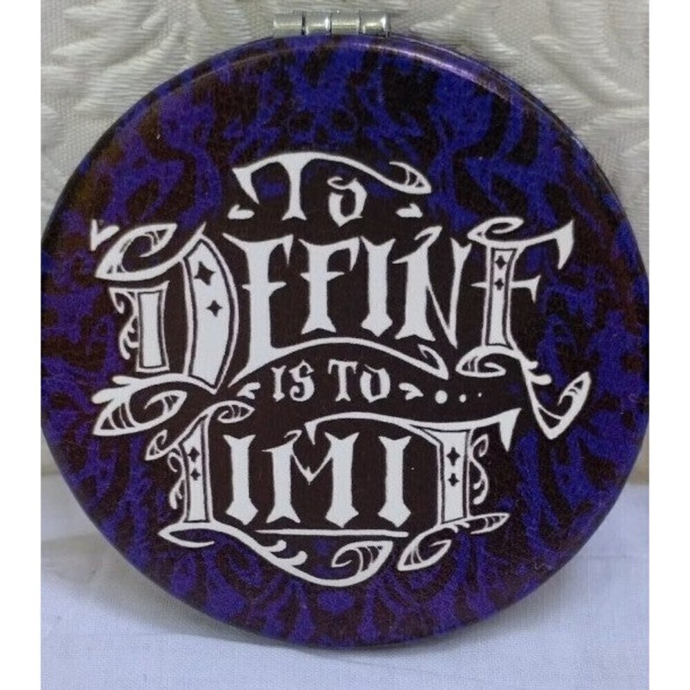 Oscar Wilde Mirror Compact .To Define‎ is to Limit on one side.
